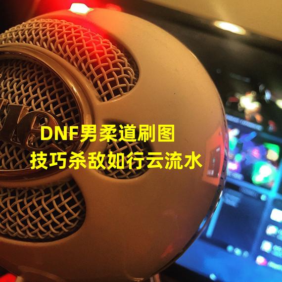 DNF男柔道刷图技巧杀敌如行云流水