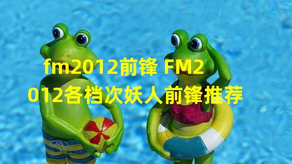 fm2012前锋 FM2012各档次妖人前锋推荐