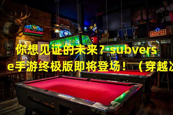 你想见证的未来？subverse手游终极版即将登场！（穿越次元的冒险！subverse手游重塑经典RPG玩法！）