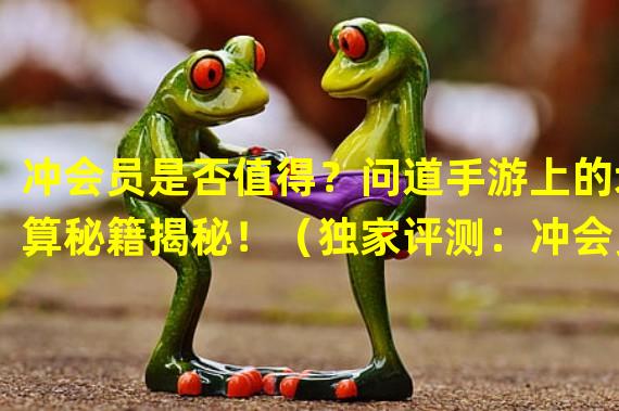 冲会员是否值得？问道手游上的划算秘籍揭秘！（独家评测：冲会员在问道手游中该不该下手？）