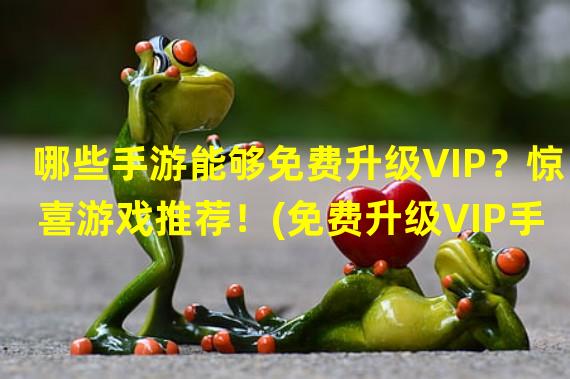 哪些手游能够免费升级VIP？惊喜游戏推荐！(免费升级VIP手游大揭秘！这些游戏让你体验尊贵待遇！)