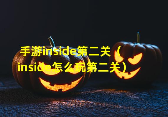 手游inside第二关（inside怎么玩第二关）