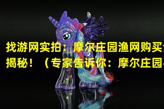 找游网实拍：摩尔庄园渔网购买全揭秘！（专家告诉你：摩尔庄园手游渔网获取攻略大公开！）