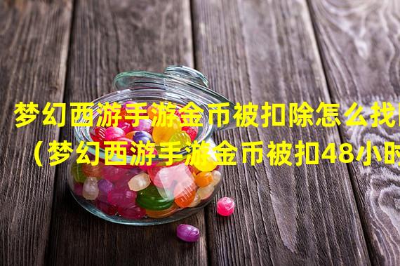 梦幻西游手游金币被扣除怎么找回（梦幻西游手游金币被扣48小时后有什么结果）