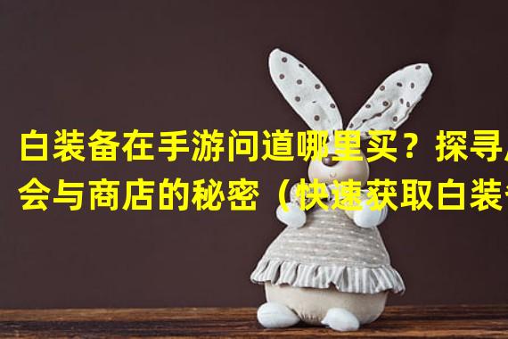 白装备在手游问道哪里买？探寻庙会与商店的秘密（快速获取白装备的绝妙攻略，手游问道教你轻松装备全靠它！）