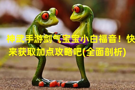 神武手游剑气宝宝小白福音！快来获取加点攻略吧(全面剖析)