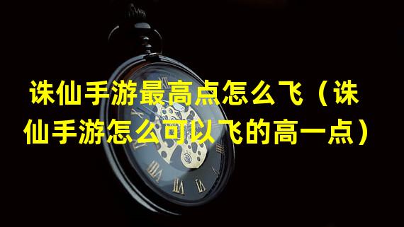 诛仙手游最高点怎么飞（诛仙手游怎么可以飞的高一点）