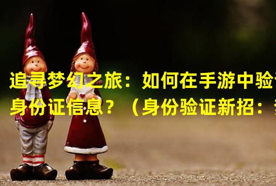 追寻梦幻之旅：如何在手游中验证身份证信息？（身份验证新招：梦幻手游引领玩家安全登录之道）