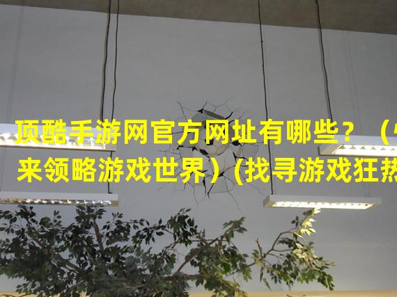 顶酷手游网官方网址有哪些？（快来领略游戏世界）(找寻游戏狂热者的乐园——顶酷手游网网址揭秘！（全面掌握最新游戏资讯）)