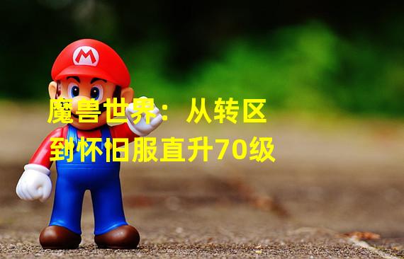 魔兽世界：从转区到怀旧服直升70级